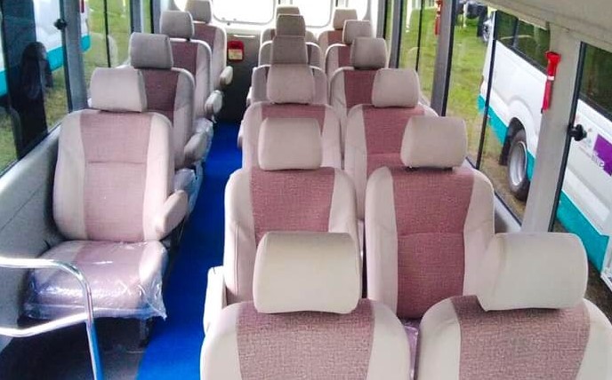Kathmandu Pokhara VIP Coaster Tourist Bus Seats 