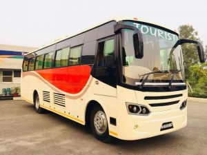 Kathmandu Lumbini Deluxe tourist bus 