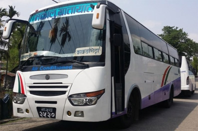 pokhara to kakarvitta tourist bus