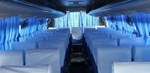 Deluxe tourist bus seats