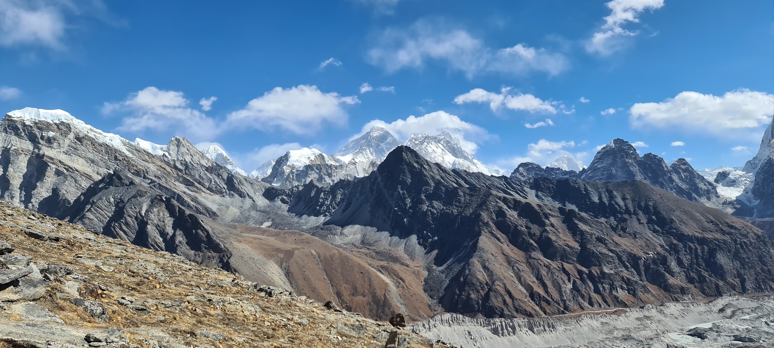 Trekking route of Gokyo lake trek 
