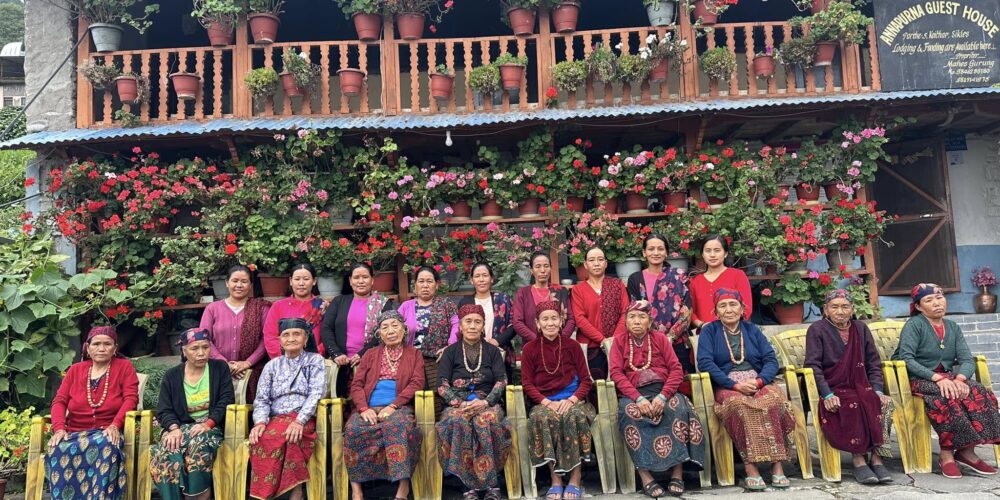 Local women from sickles