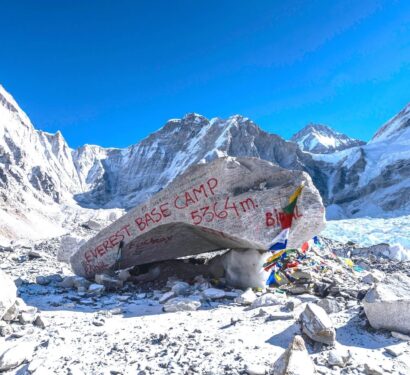 Everest base camp trek
