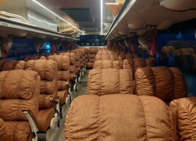 Kathmandu Pokhara Deluxe Tourist Bus Seats