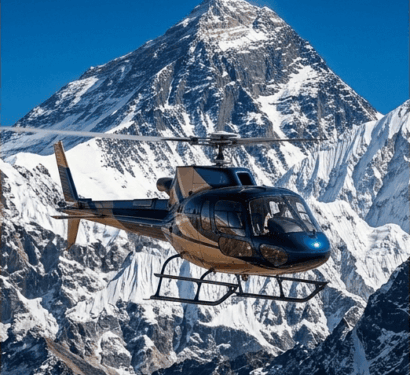 Helicopter Return Trek in Nepal