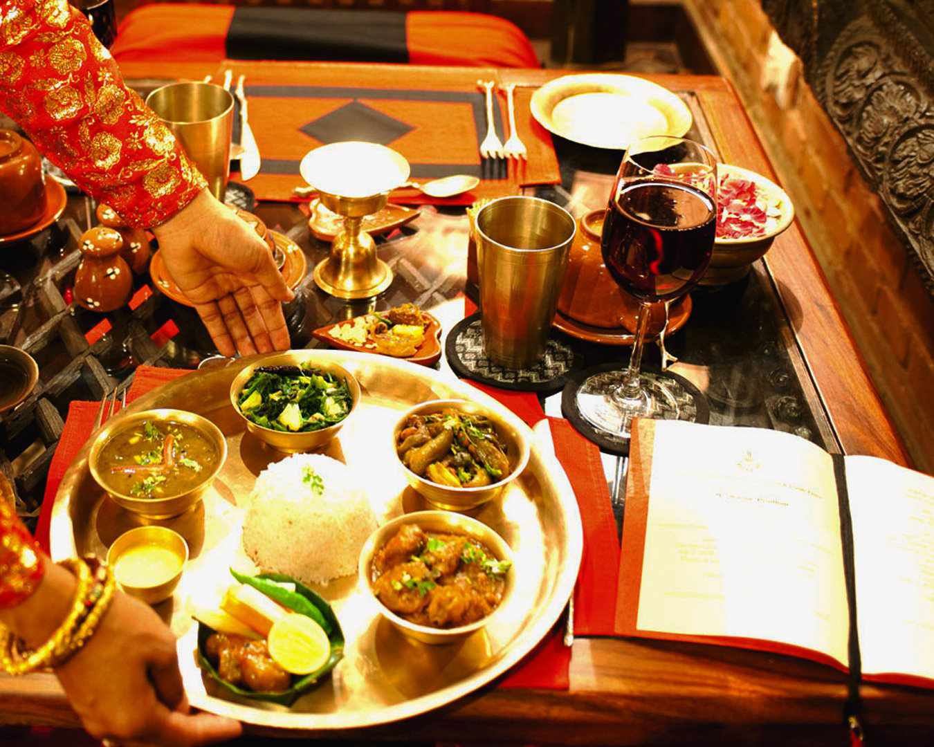 Lavish Dinner in Kathmandu